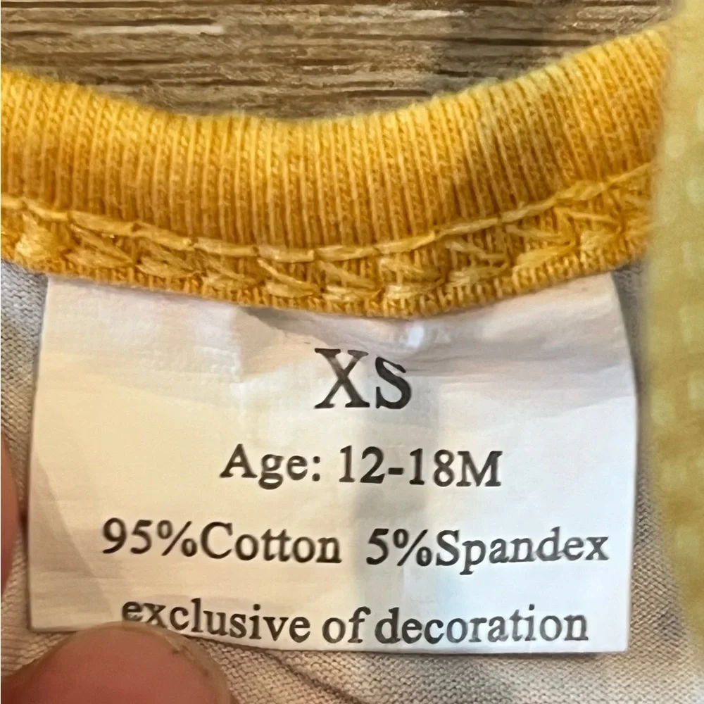 Boutique Sunflower Romper, size 12-18 months - Picture 2 of 4